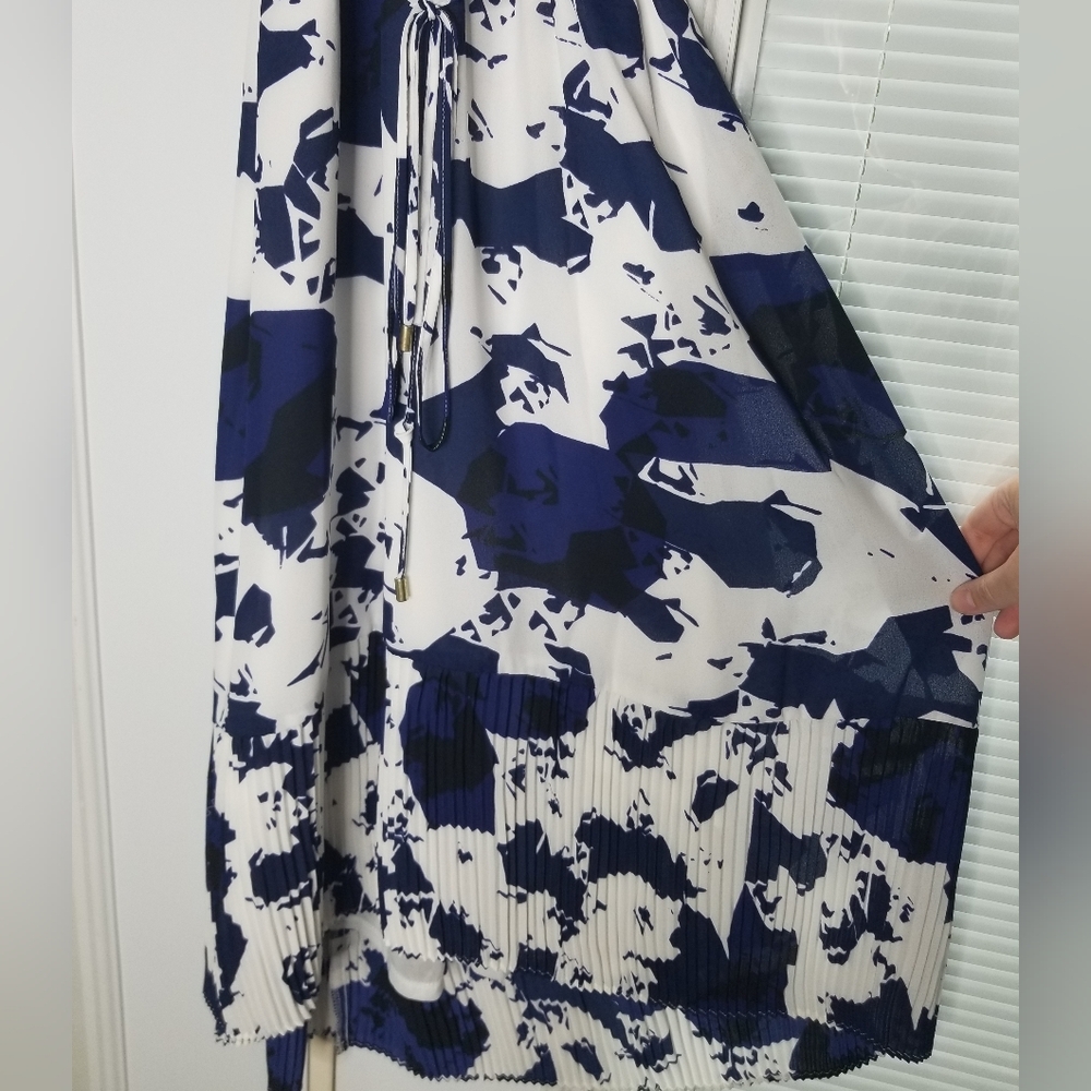 Simply Vera Vera Wang Patterned High Neck Dress - Picture 5 of 8
